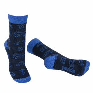 BENNONKY Car Socks blue