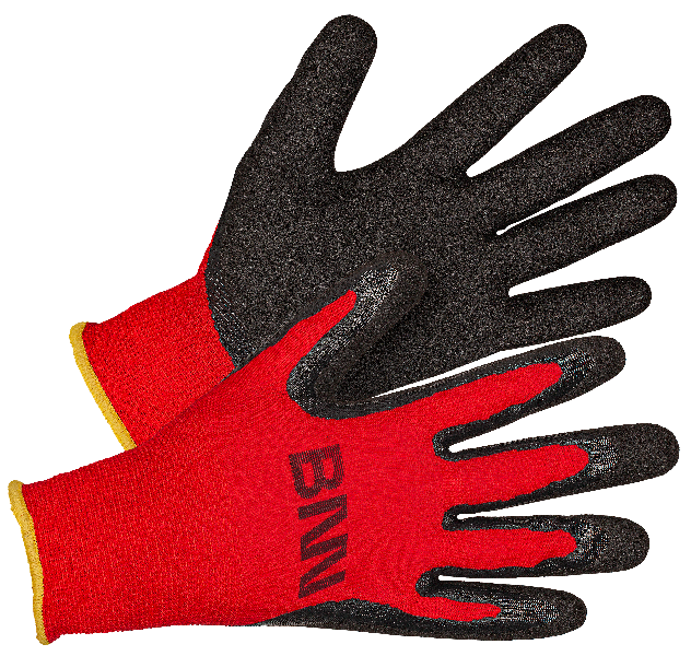 MANOS Gloves black/red - Obrázek 4