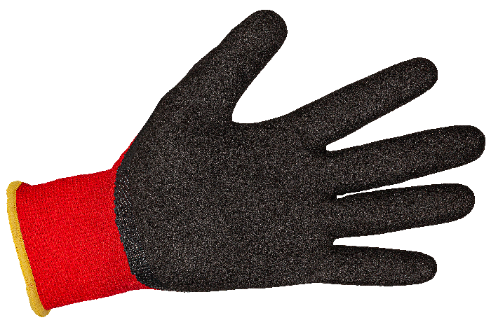 MANOS Gloves black/red (12 pcs) - Obrázek 4