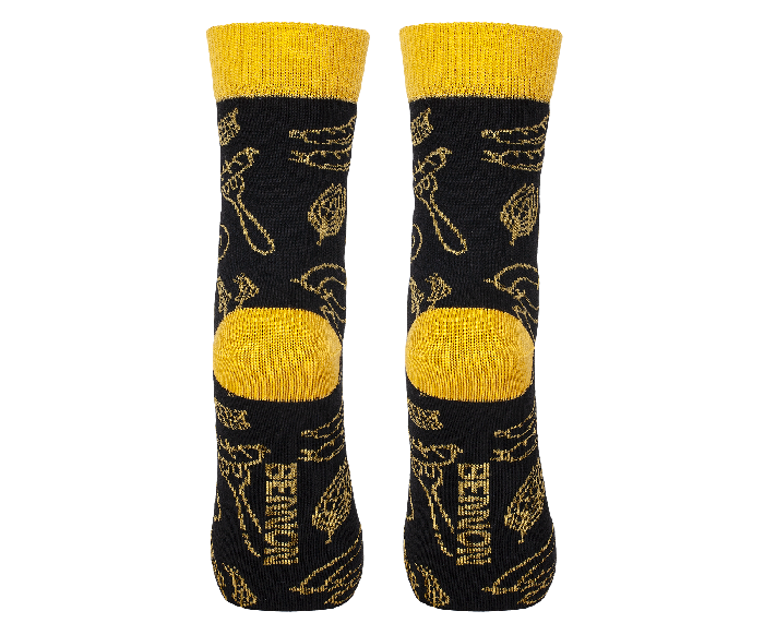 BENNONKY Beer Socks black/yellow - Obrázek 4