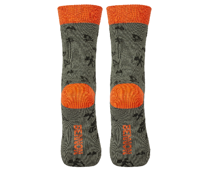 BENNONKY Trek Socks green/orange - Obrázek 3