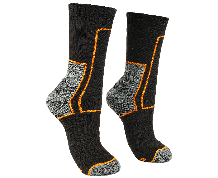 TREK Sock black/orange - Obrázek 2