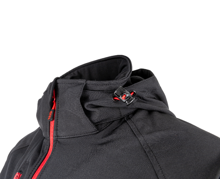 FORCE Jacket black/red - Obrázek 5