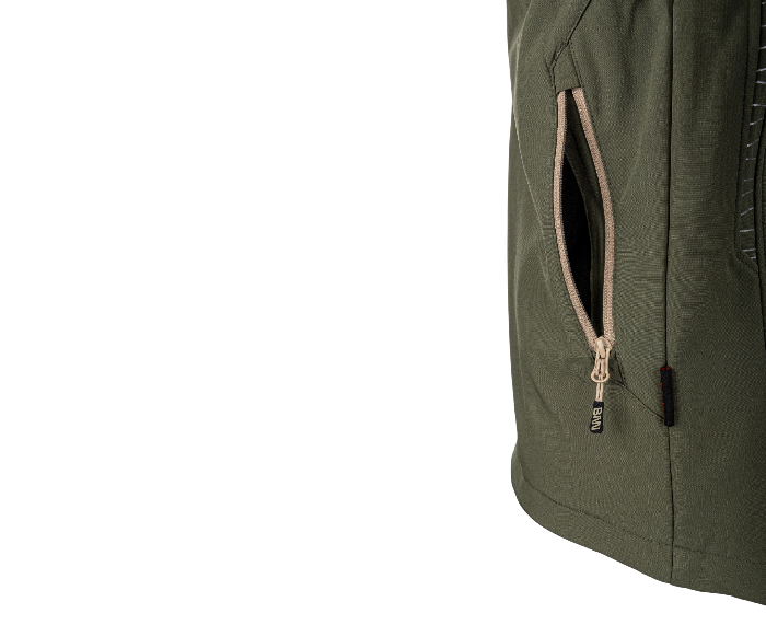 FORCE Jacket green/sand - Obrázek 3