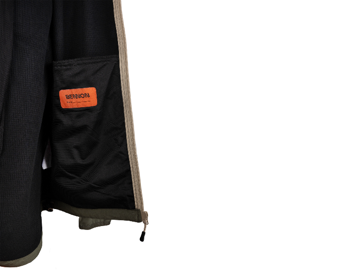 FORCE Jacket green/sand - Obrázek 4