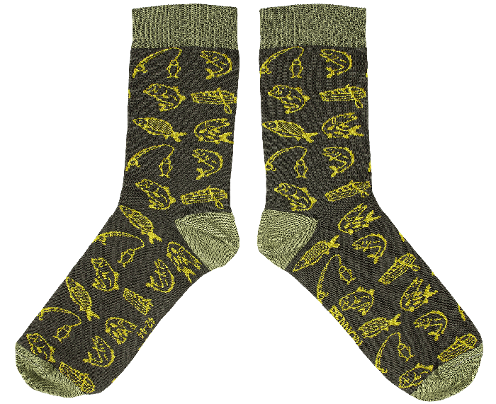 BENNONKY Fish Socks green - Obrázek 4
